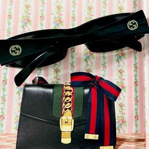 Gucci sunglasses luxury designer men women gg logo black fashion authentic